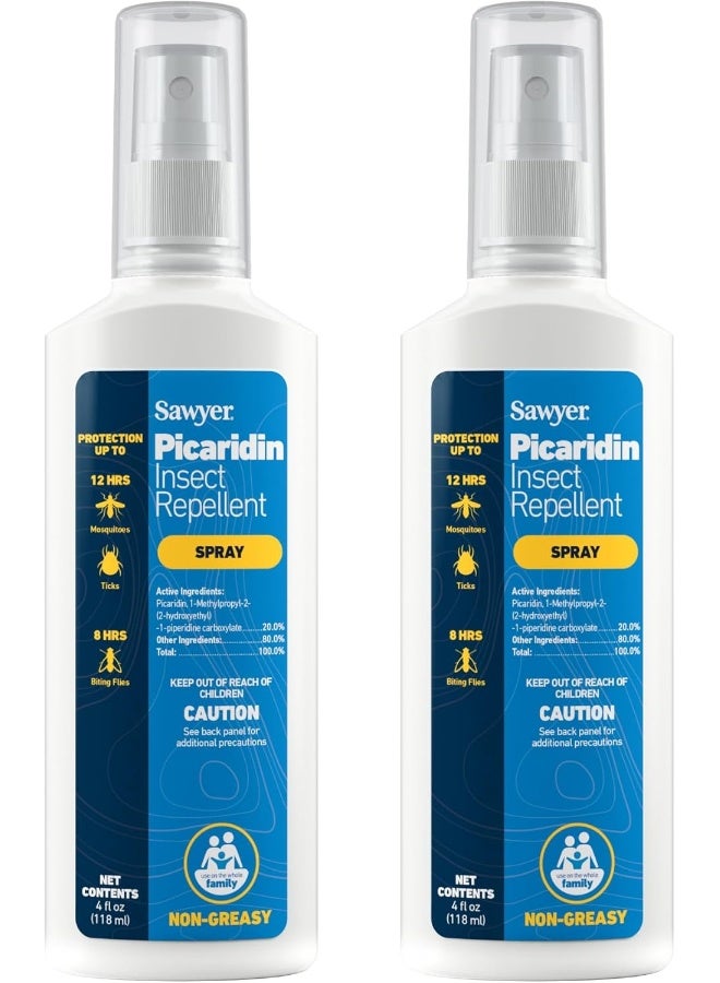 Sawyer Products SP5442 Picaridin Insect Repellent, 4 Fl Oz (Pack of 2) - Image 1